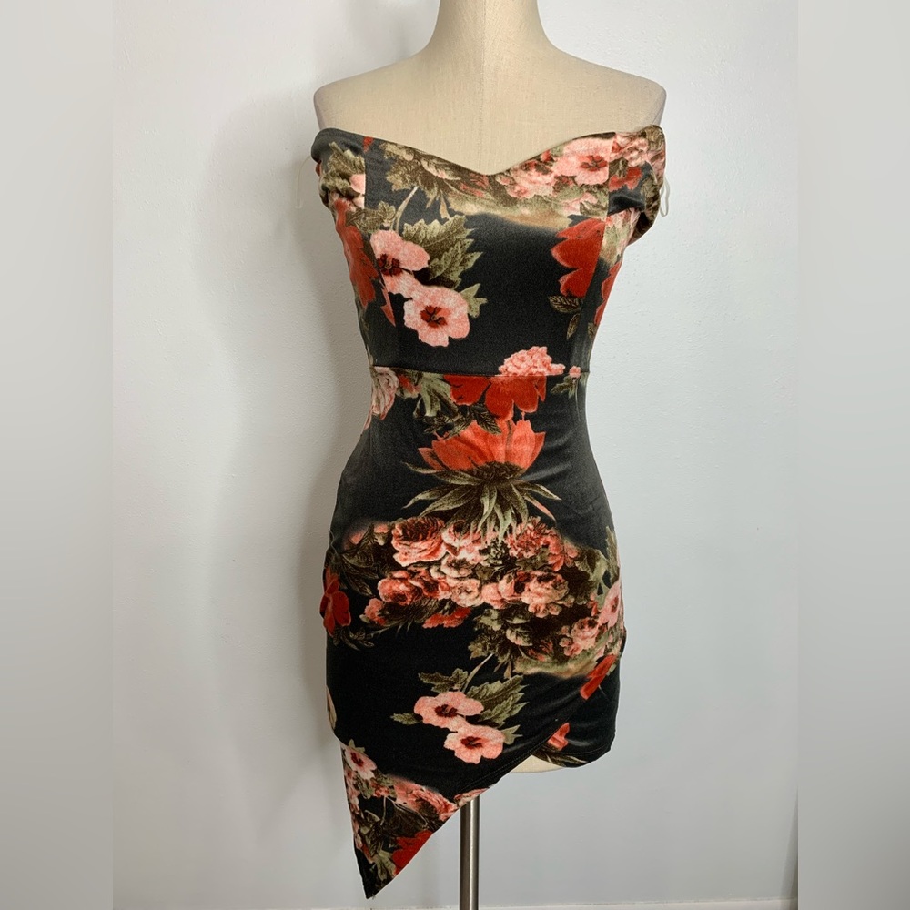 Mini floral dress